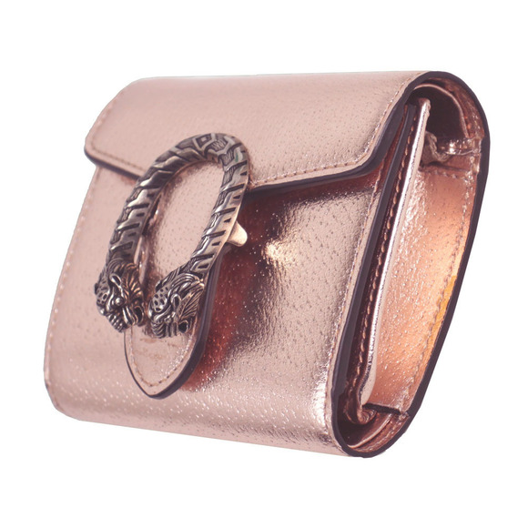 Gucci White Tri Bron Dionysus Leather Wallet - Picture 1 of 4